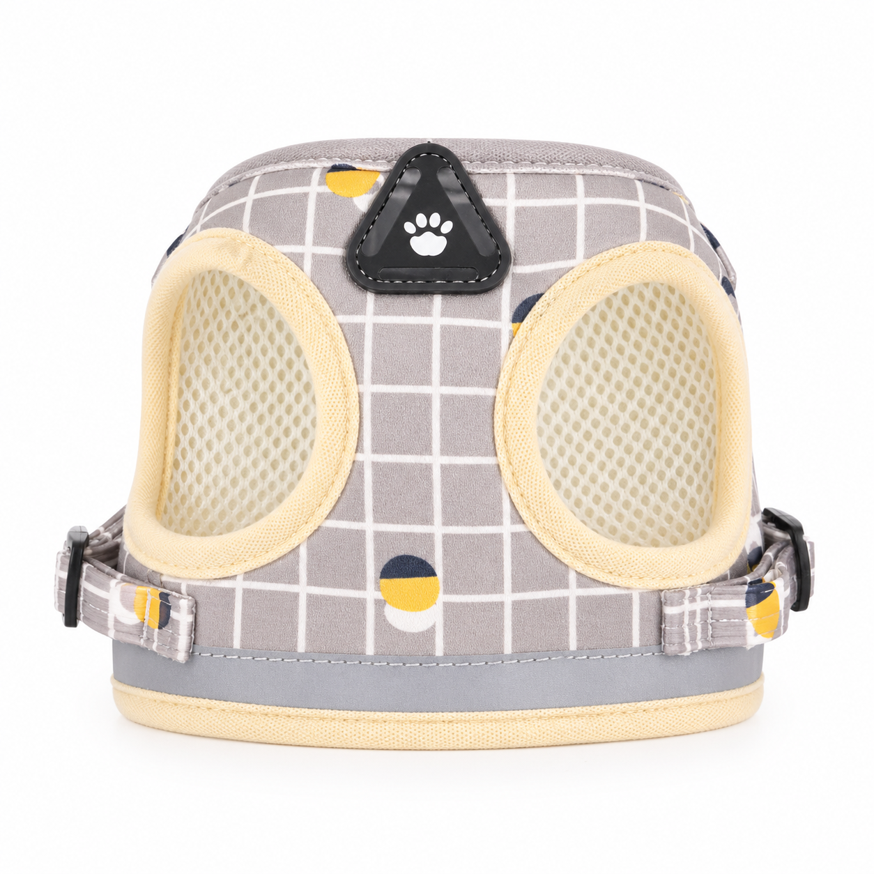 The Fur Lodge Plaid Reflective Dog Harness and Leash Set