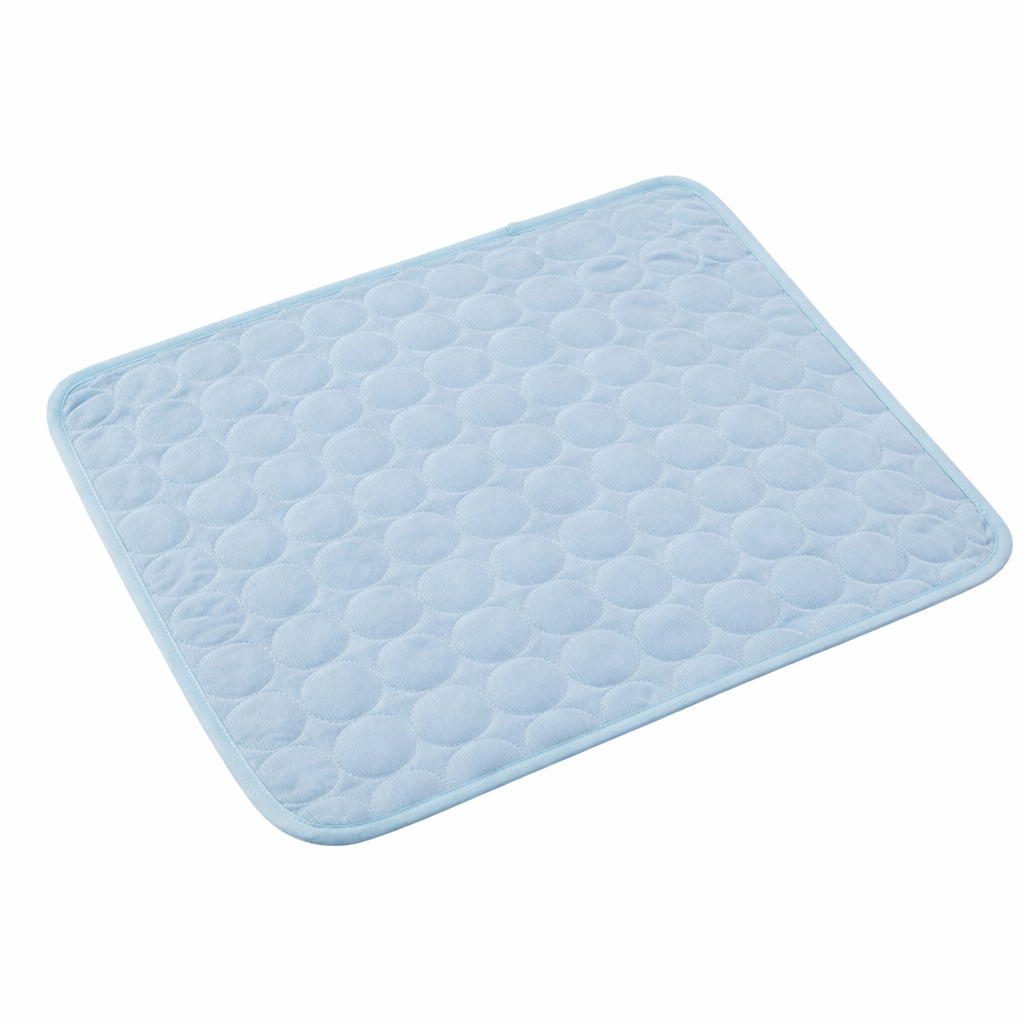 Brisk cooling dog mat in Light Blue