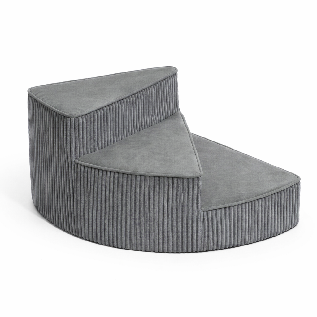 The Fur Lodge Orthopedic Dog Stairs for Couch Non-Slip Foam Pet Steps