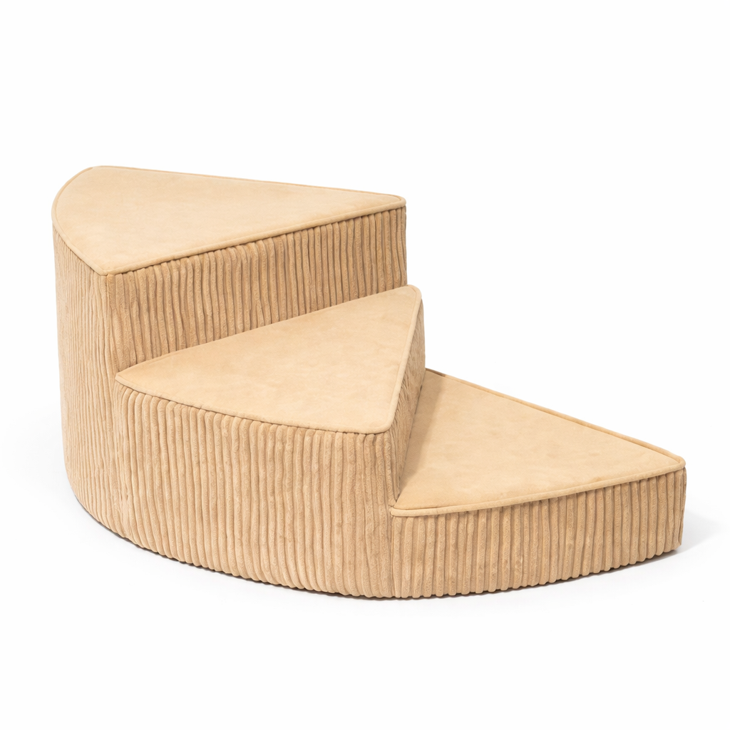 The Fur Lodge Orthopedic Dog Stairs for Couch Non-Slip Foam Pet Steps