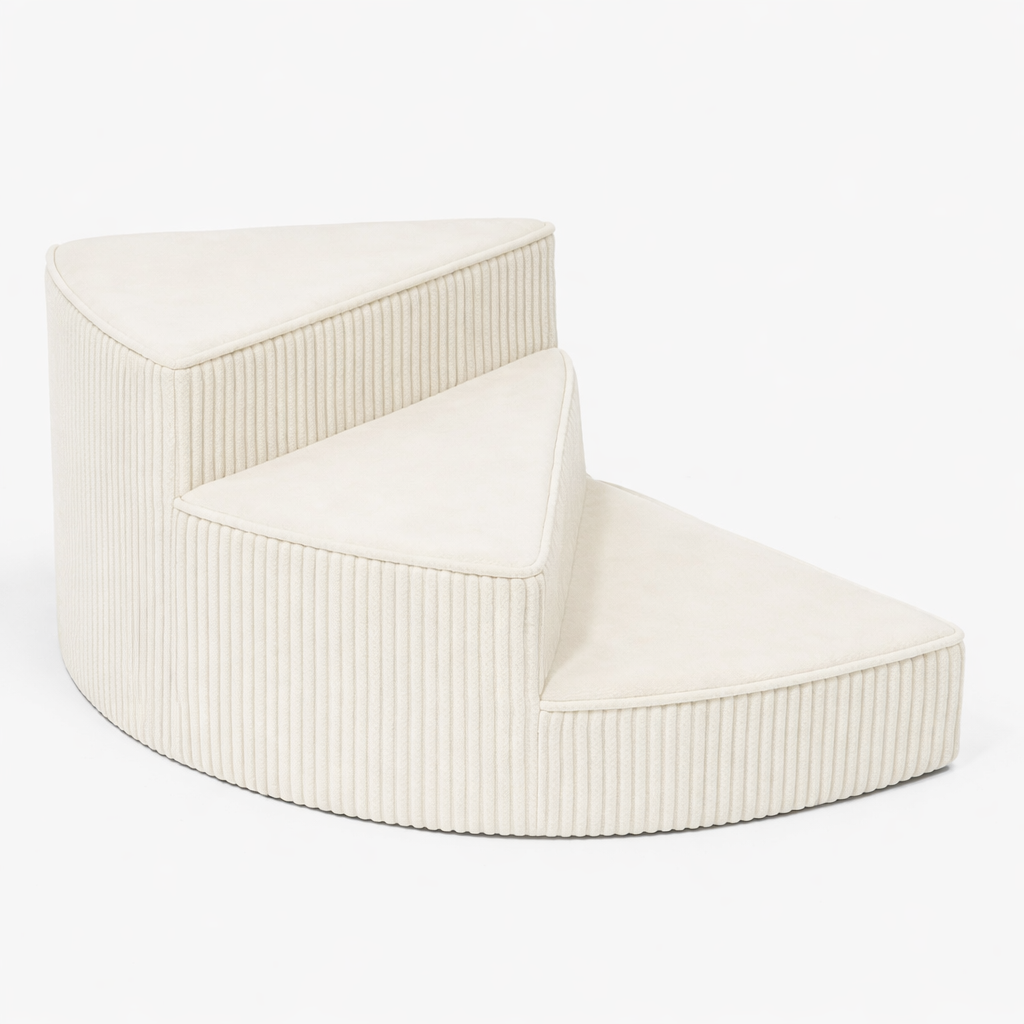 The Fur Lodge Orthopedic Dog Stairs for Couch Non-Slip Foam Pet Steps