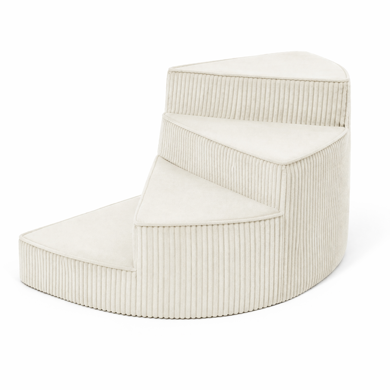 The Fur Lodge Orthopedic Dog Stairs for Couch Non-Slip Foam Pet Steps