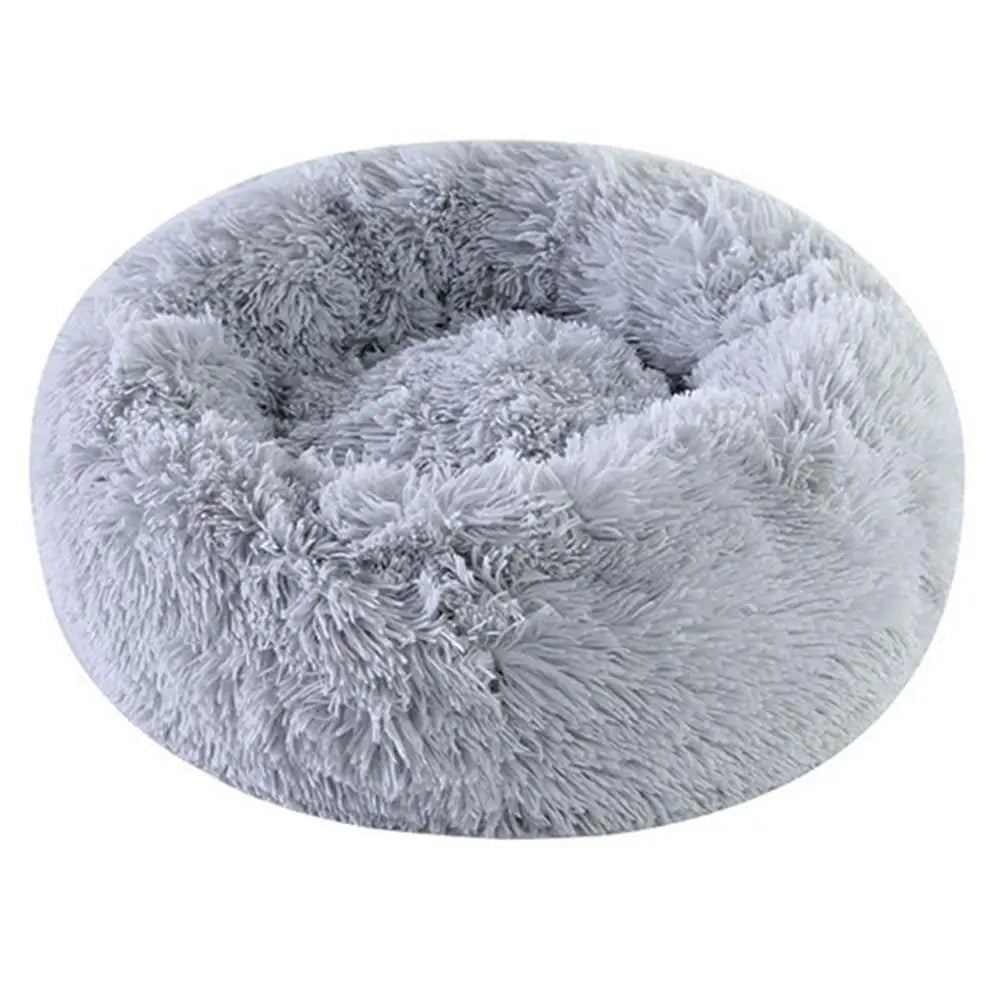 Grey Burrow Calming Donut Dog Bed