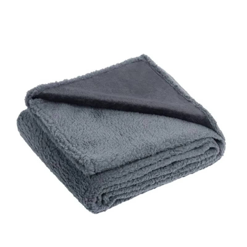 Ranger Waterproof Sherpa Dog Blanket — Dark Gray