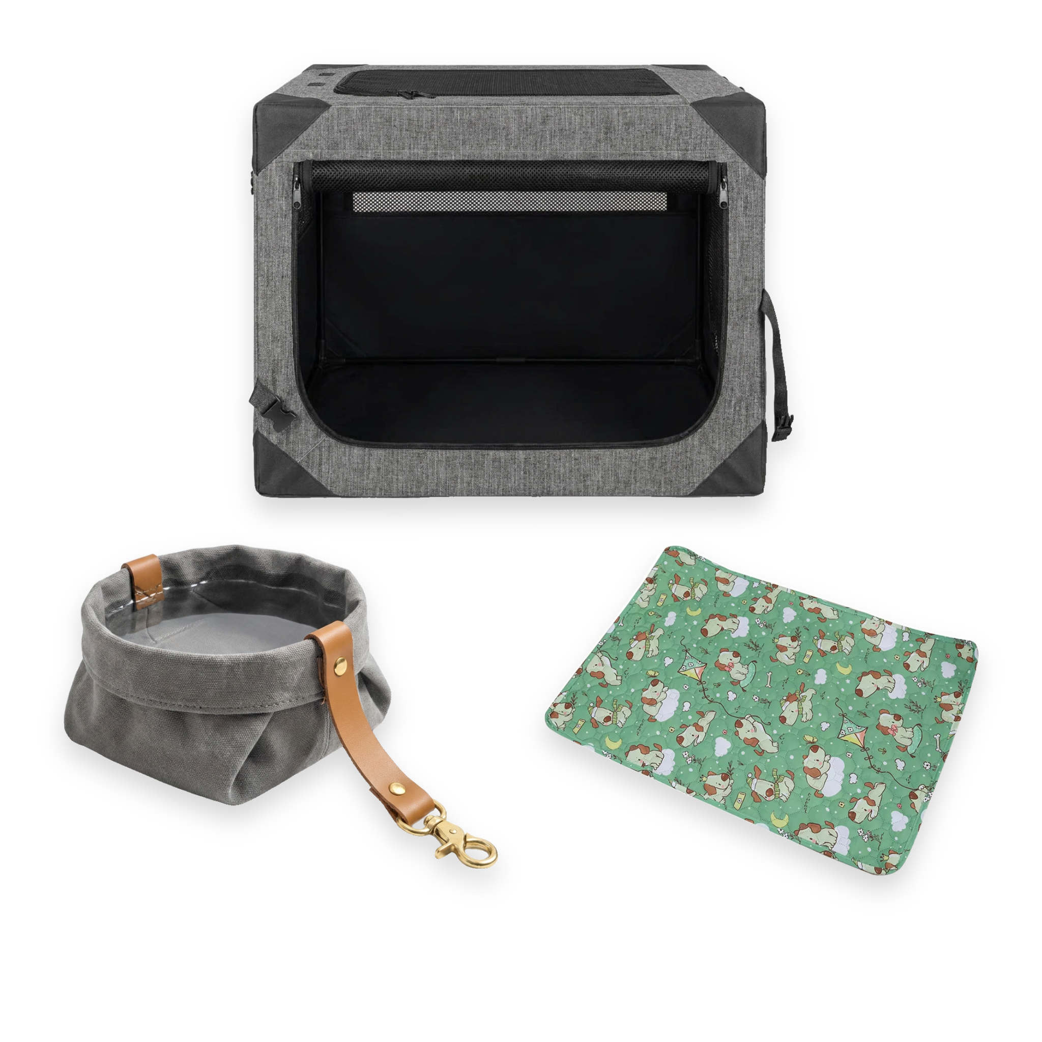 Travel Crate Comfort Set — all 3 items