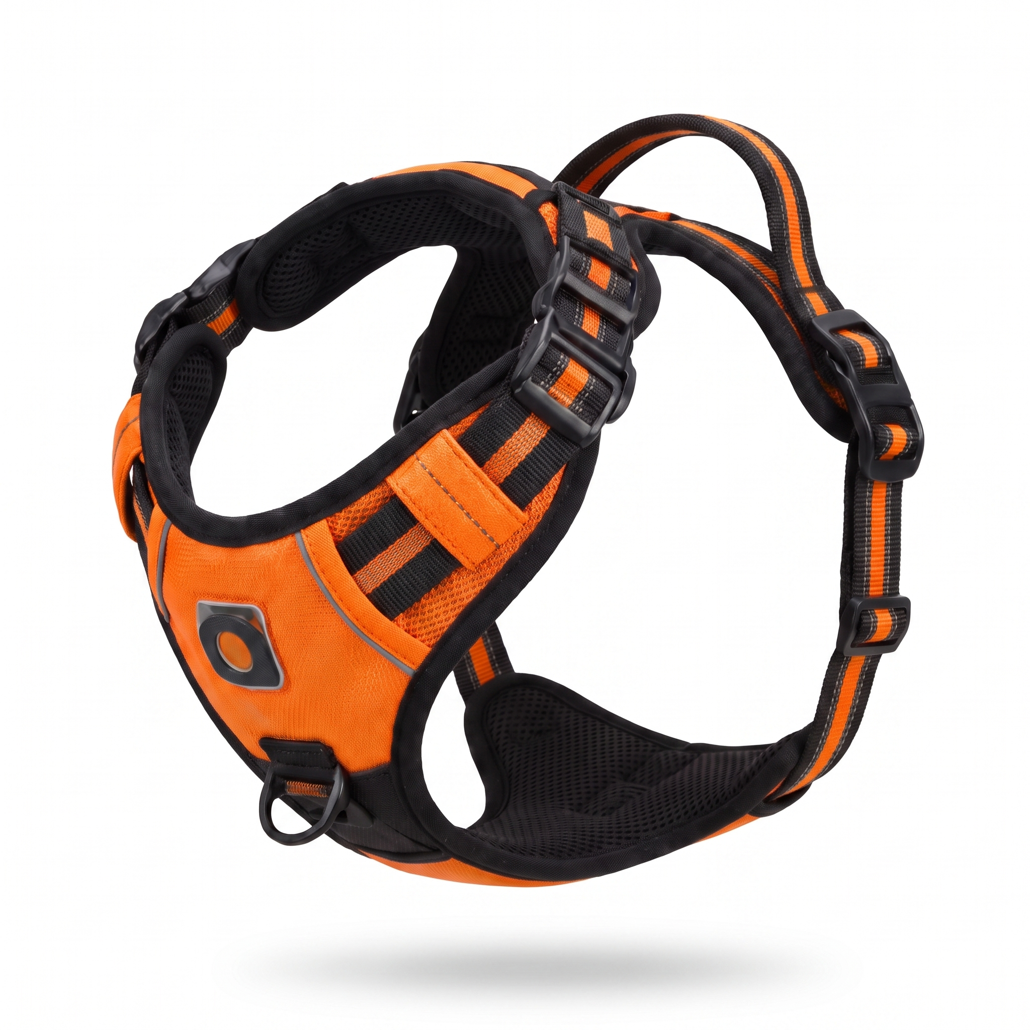 Snug no-pull dog harness in Orange