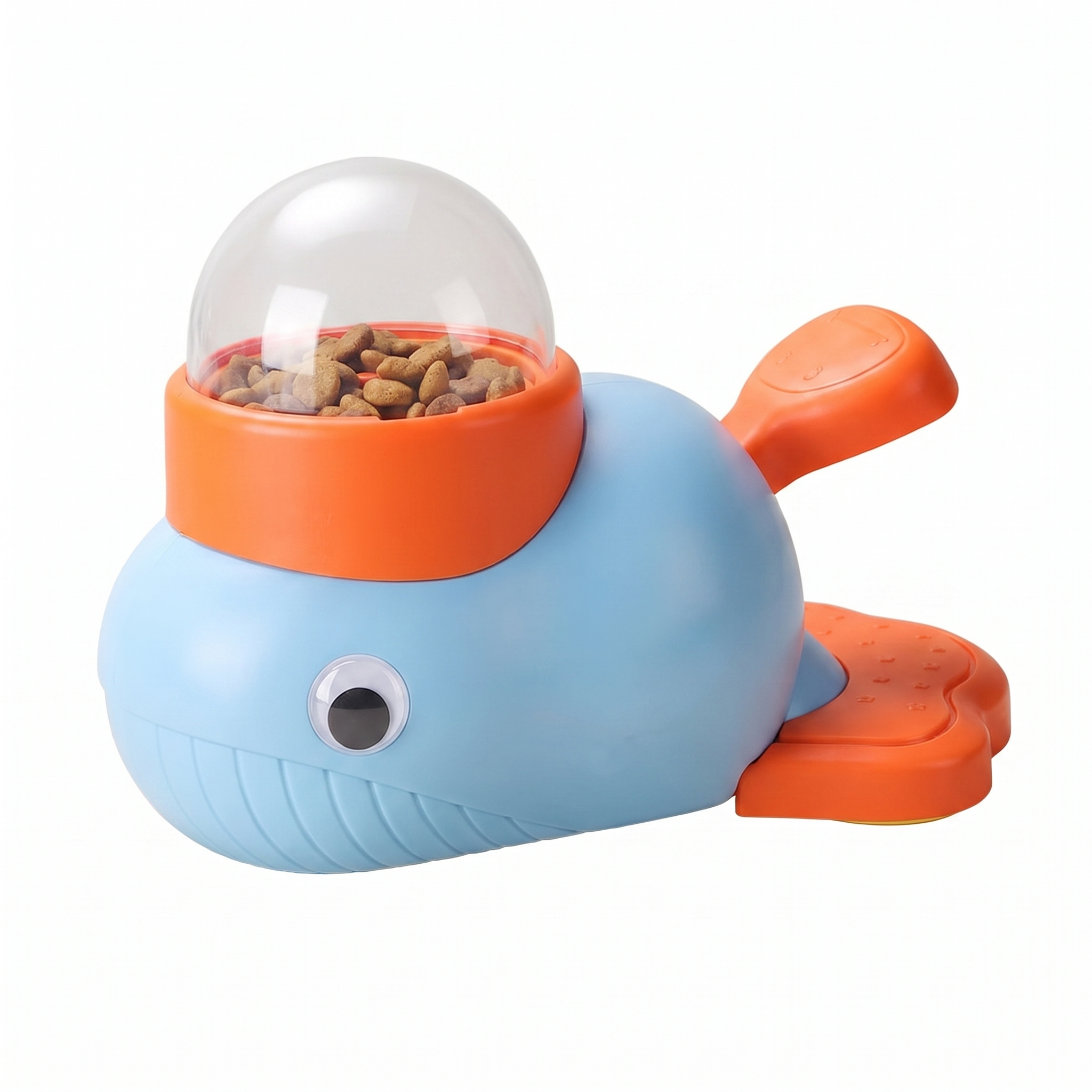 Dabble treat dispenser dog toy in blue
