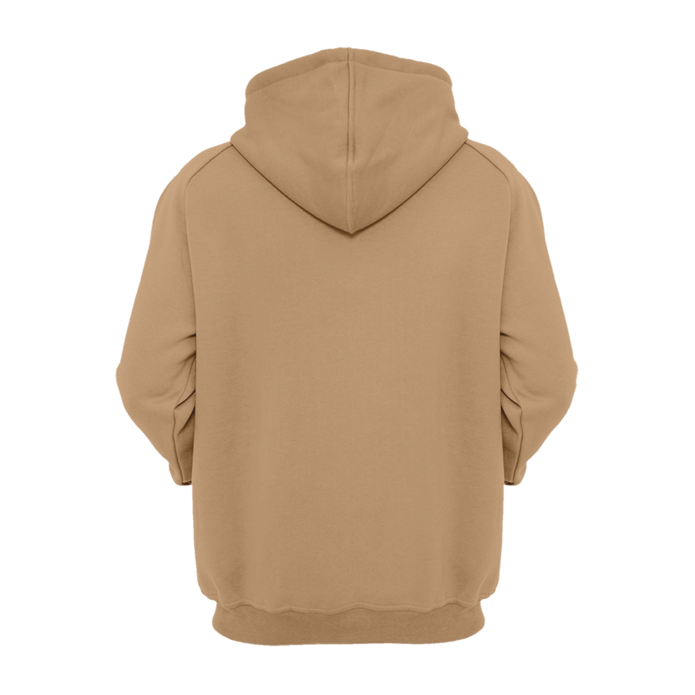 Chihuahua hoodie, plain tan back