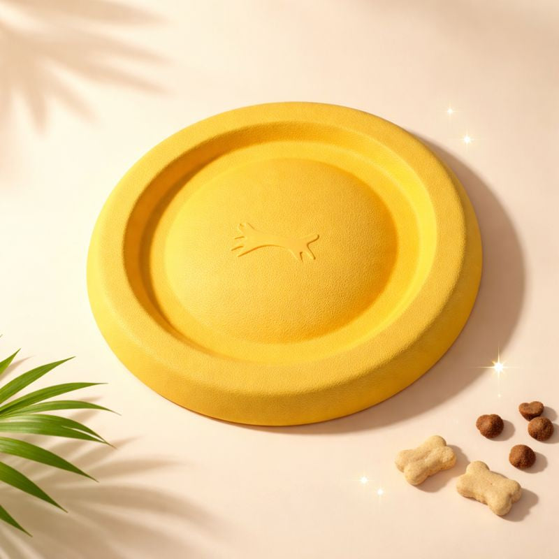 Romp yellow EVA flying disc dog toy