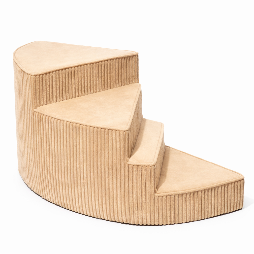 The Fur Lodge Orthopedic Dog Stairs for Couch Non-Slip Foam Pet Steps