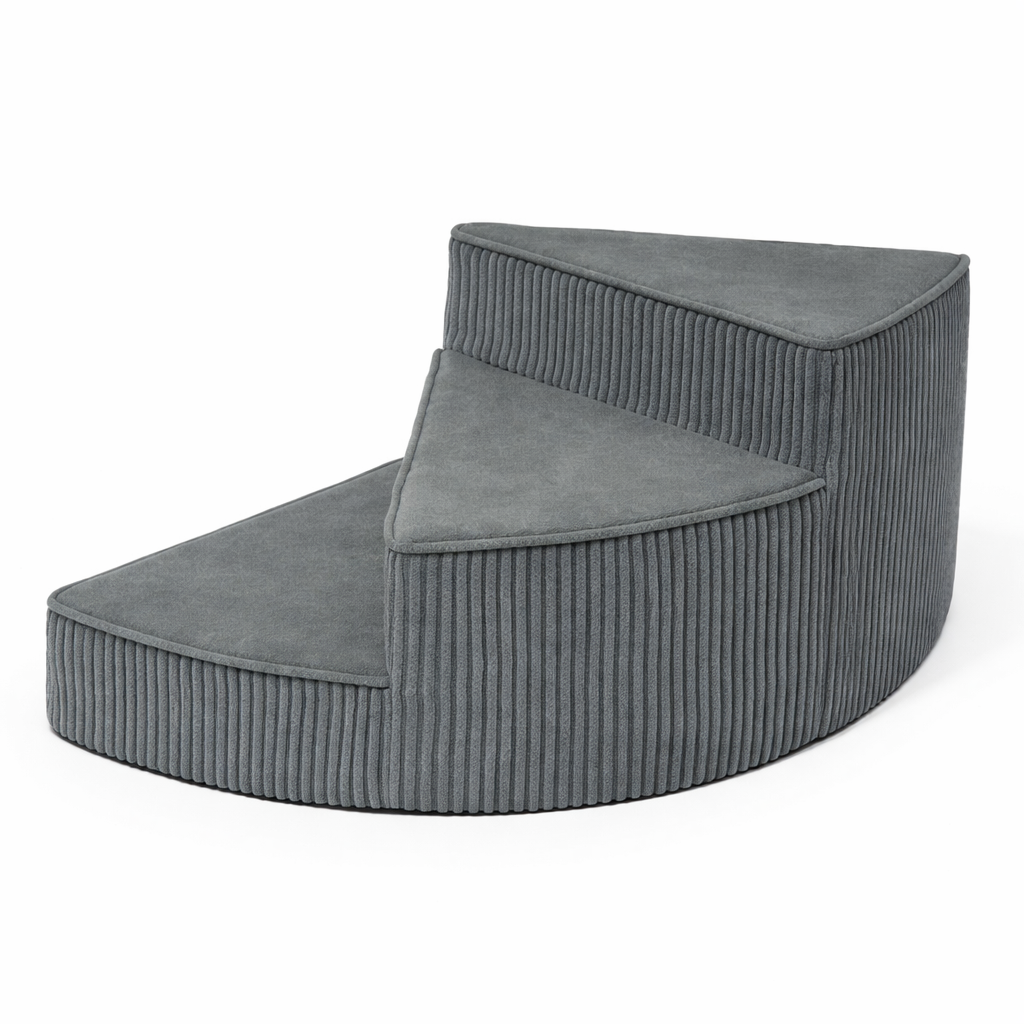 The Fur Lodge Orthopedic Dog Stairs for Couch Non-Slip Foam Pet Steps