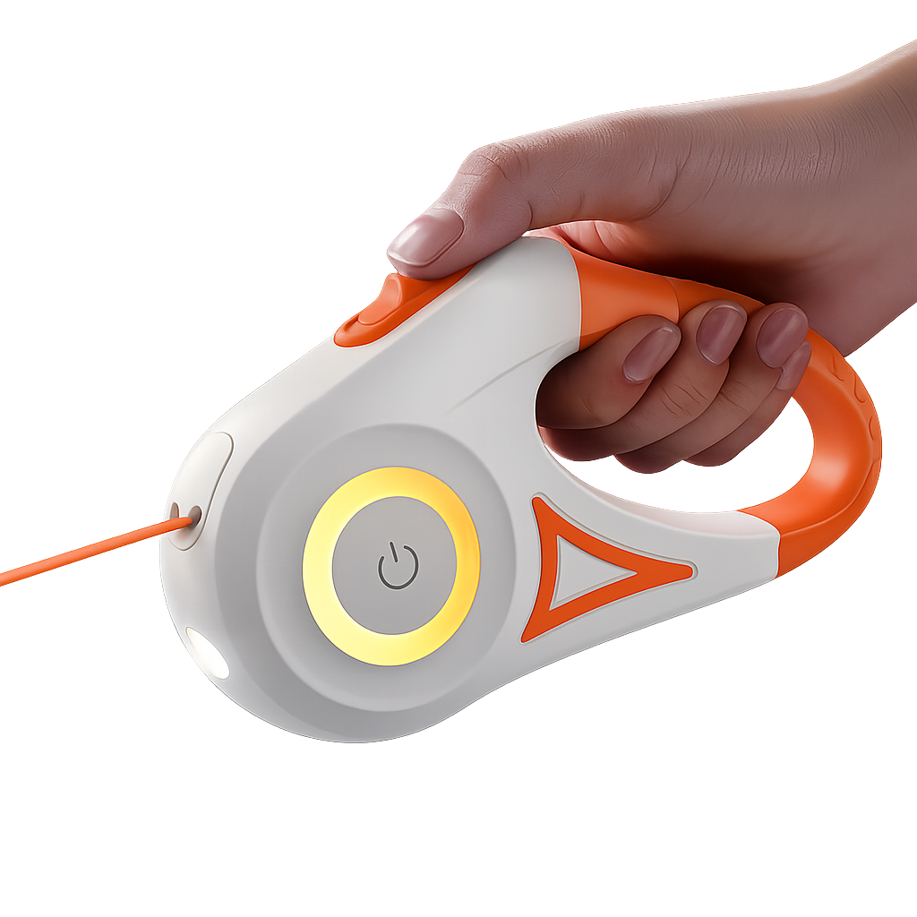 The Fur Lodge LED Retractable Dog Leash 5m
