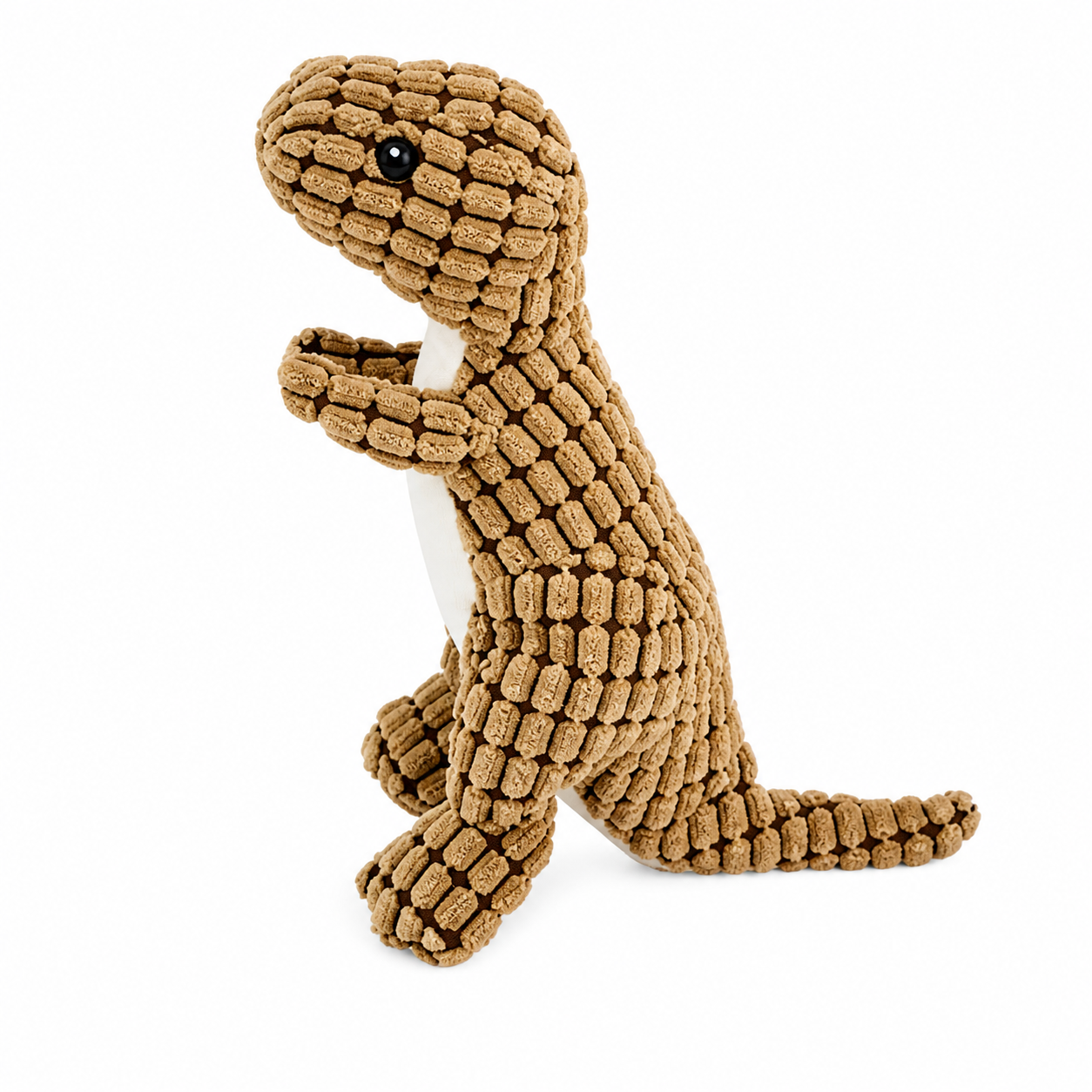The Fur Lodge Indestructible Dinosaur Plush Dog Toy for Aggressive Chewers