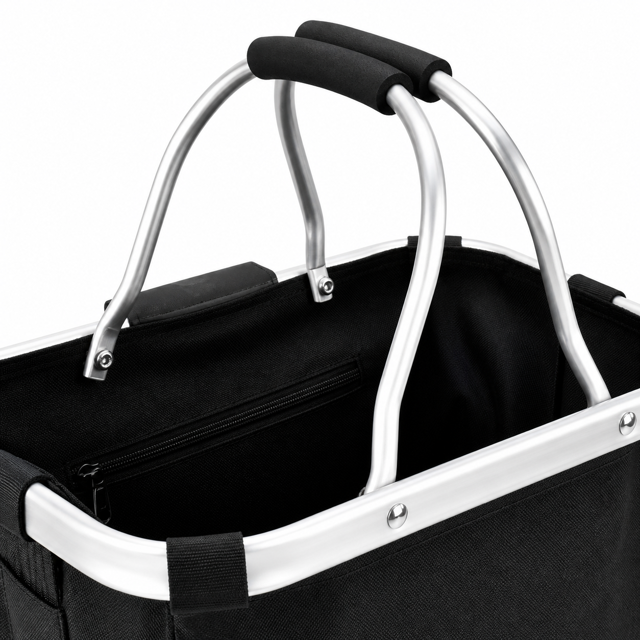 The Fur Lodge Foldable Dog Bike Basket Carrier for Small Cats and Dogs