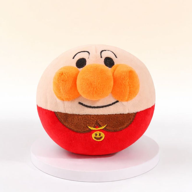 Bounce automatic rolling plush dog ball, red hero character design
