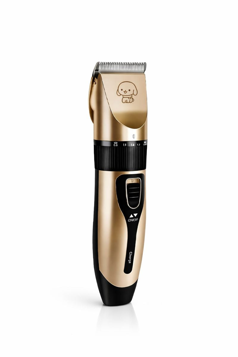 Buzz cordless dog grooming clipper in gold