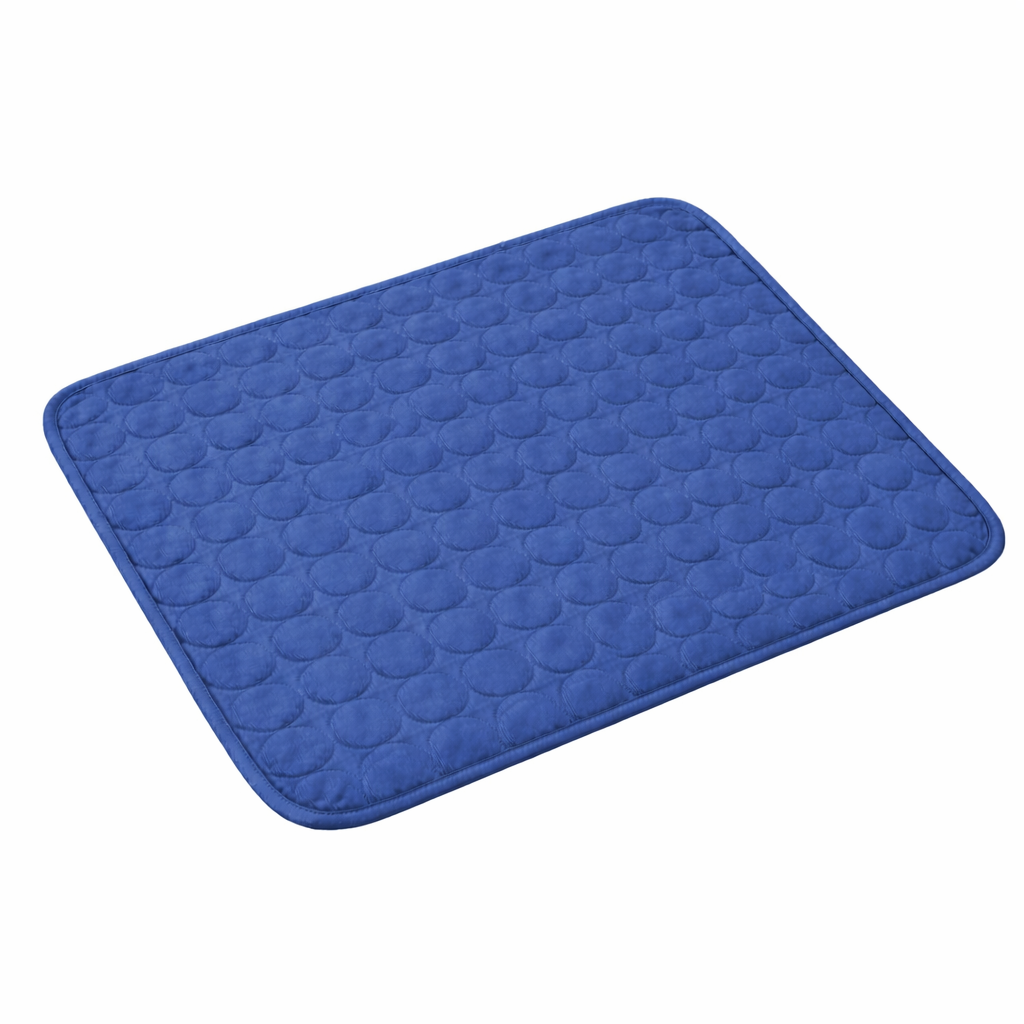 Brisk cooling dog mat in Blue