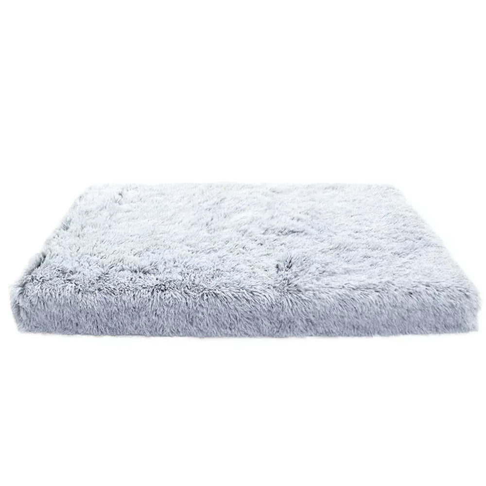 Nook calming dog sofa bed in gray white