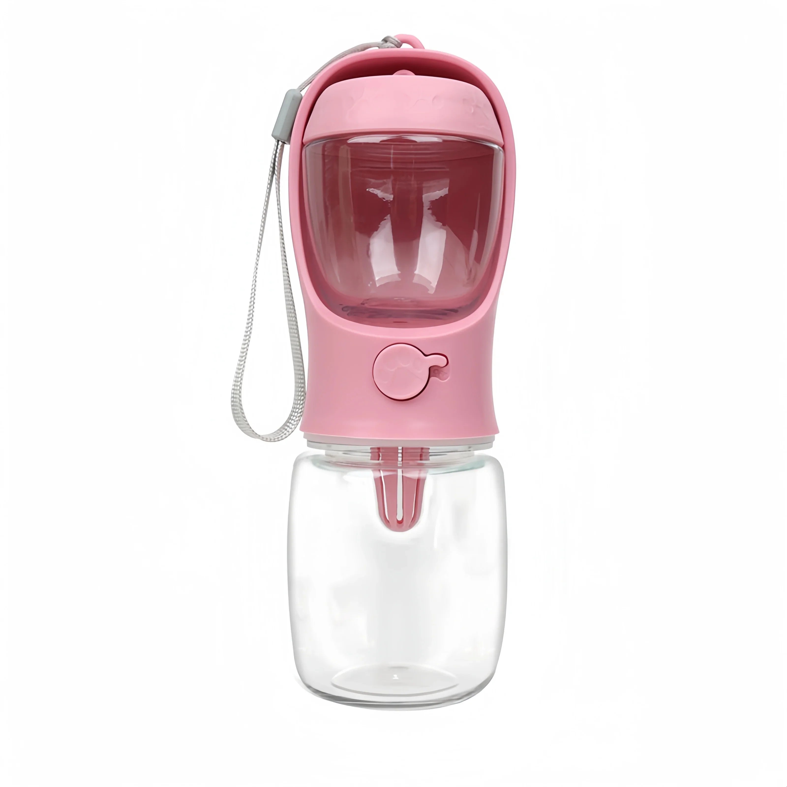 Sip portable dog water bottle in pink