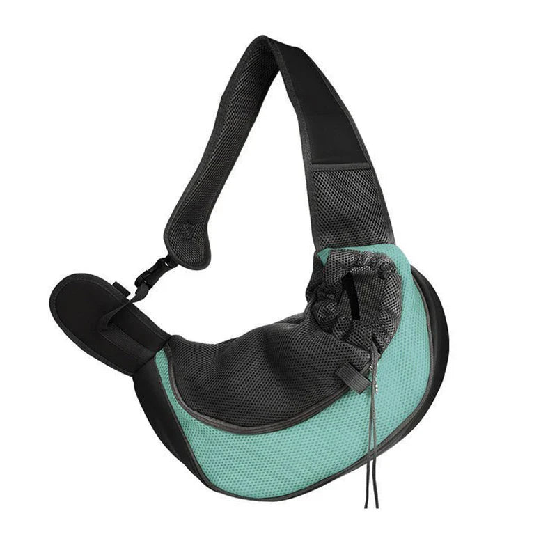 Ranger dog sling carrier in lake blue