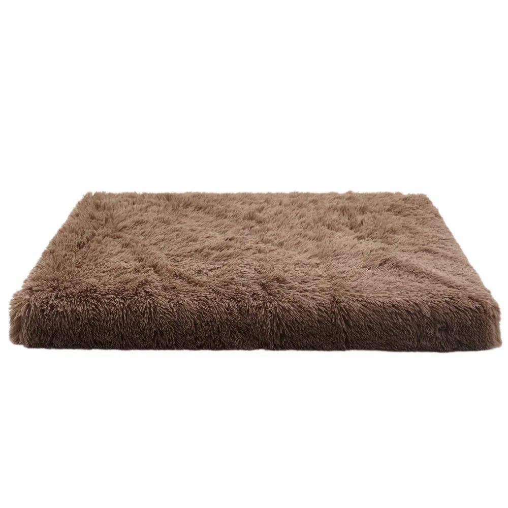 Nook calming dog sofa bed in brown