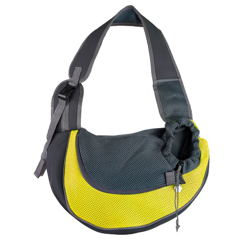 Ranger dog sling carrier in yellow