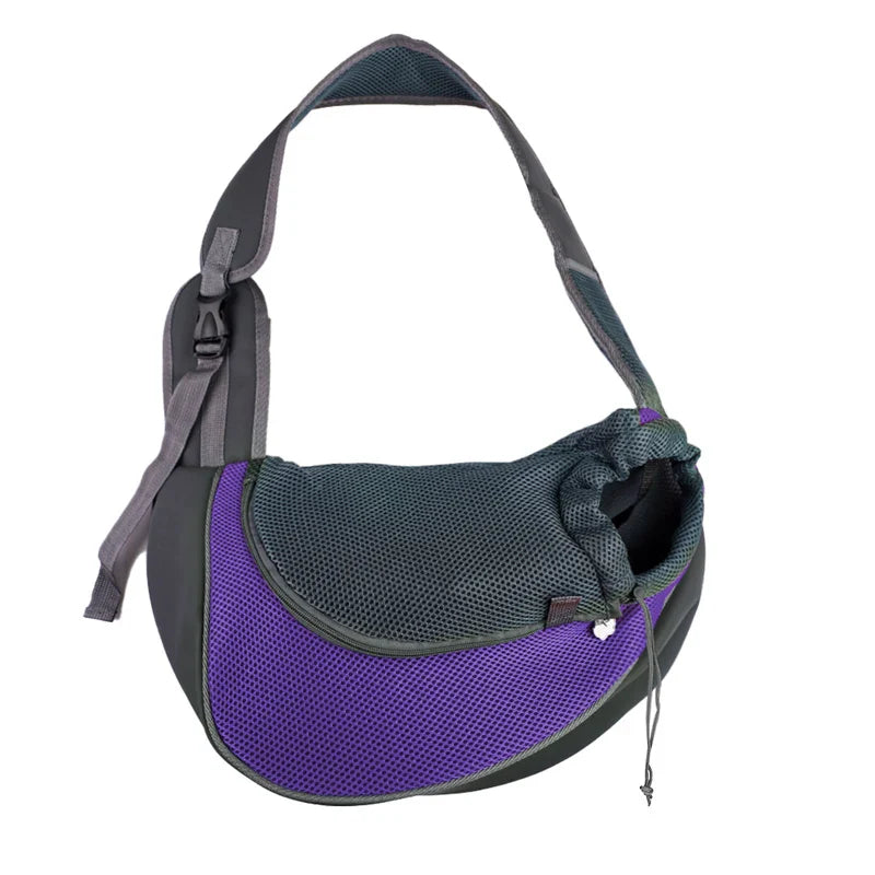 Ranger dog sling carrier in purple