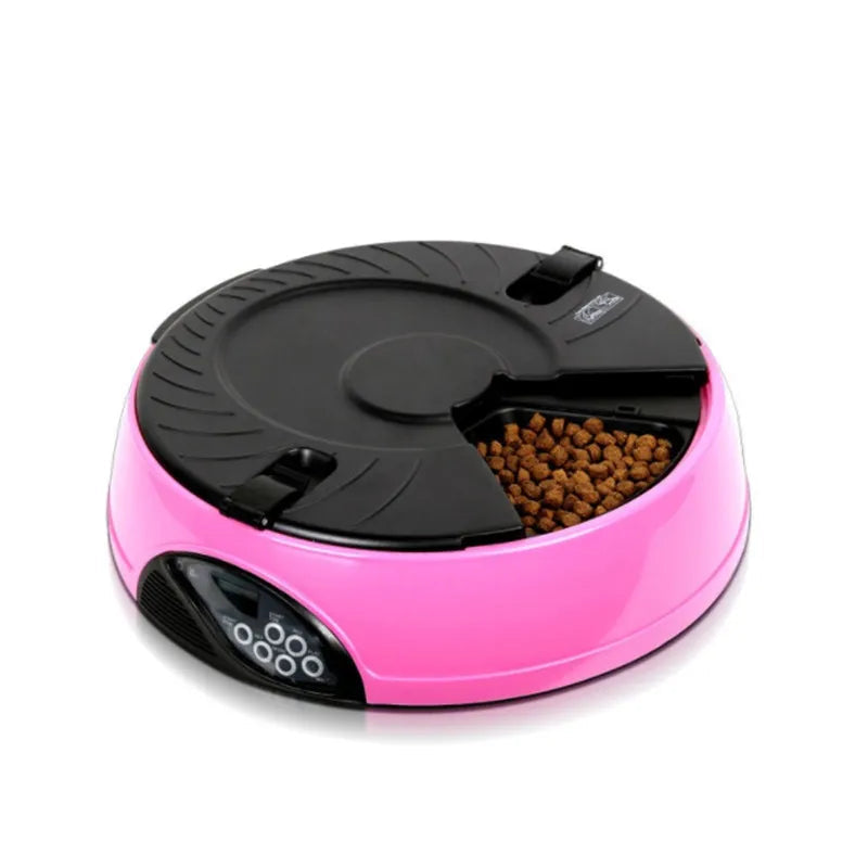 Butler automatic dog feeder in Pink