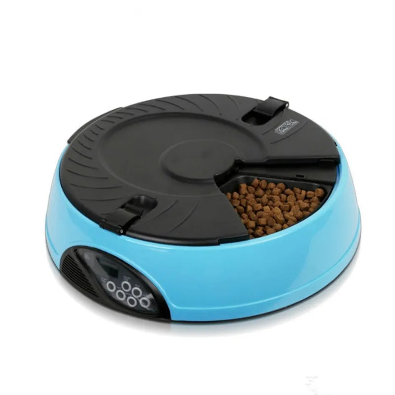 Butler automatic dog feeder in Blue