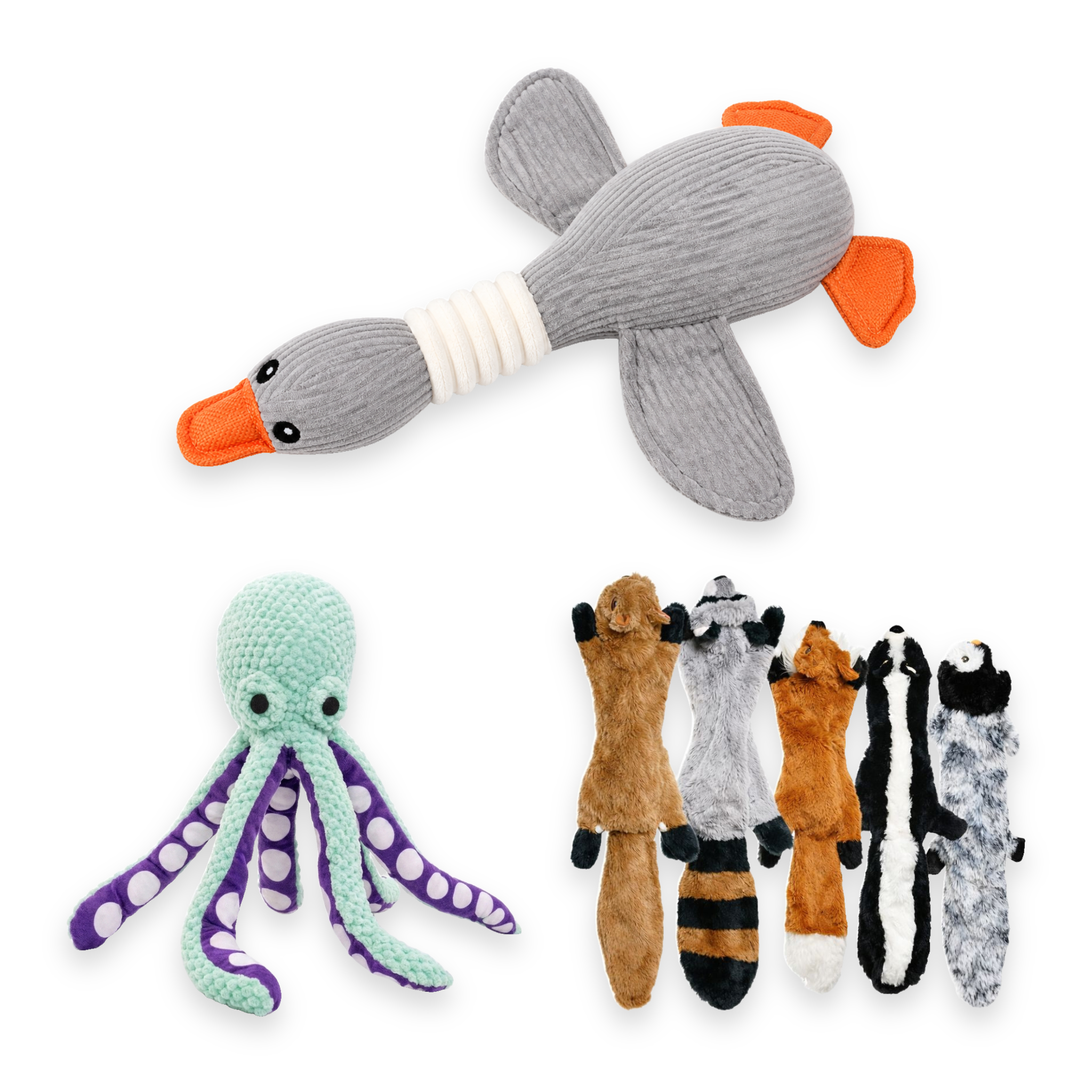 Cozy Squeak Trio — all 3 items