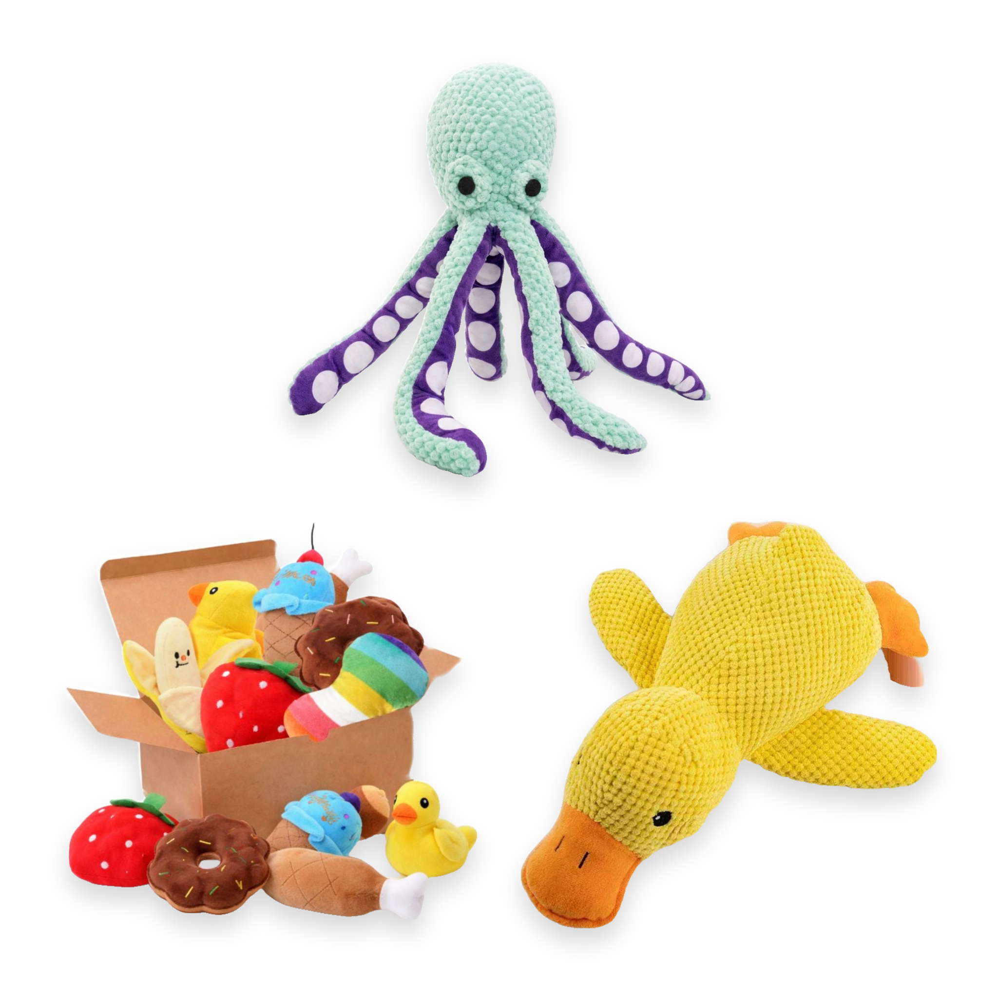 Plush Cuddle Play Set — all 3 items