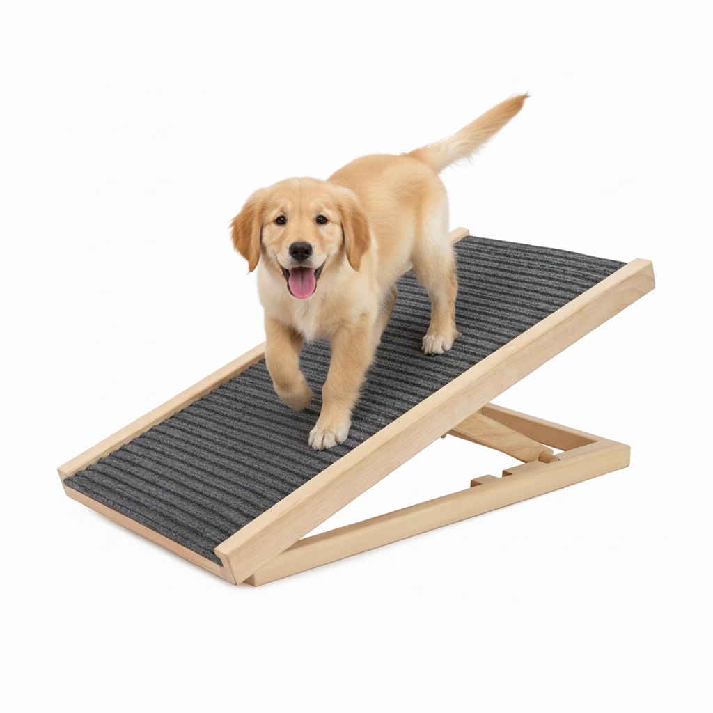 Amble adjustable folding dog ramp video cover
