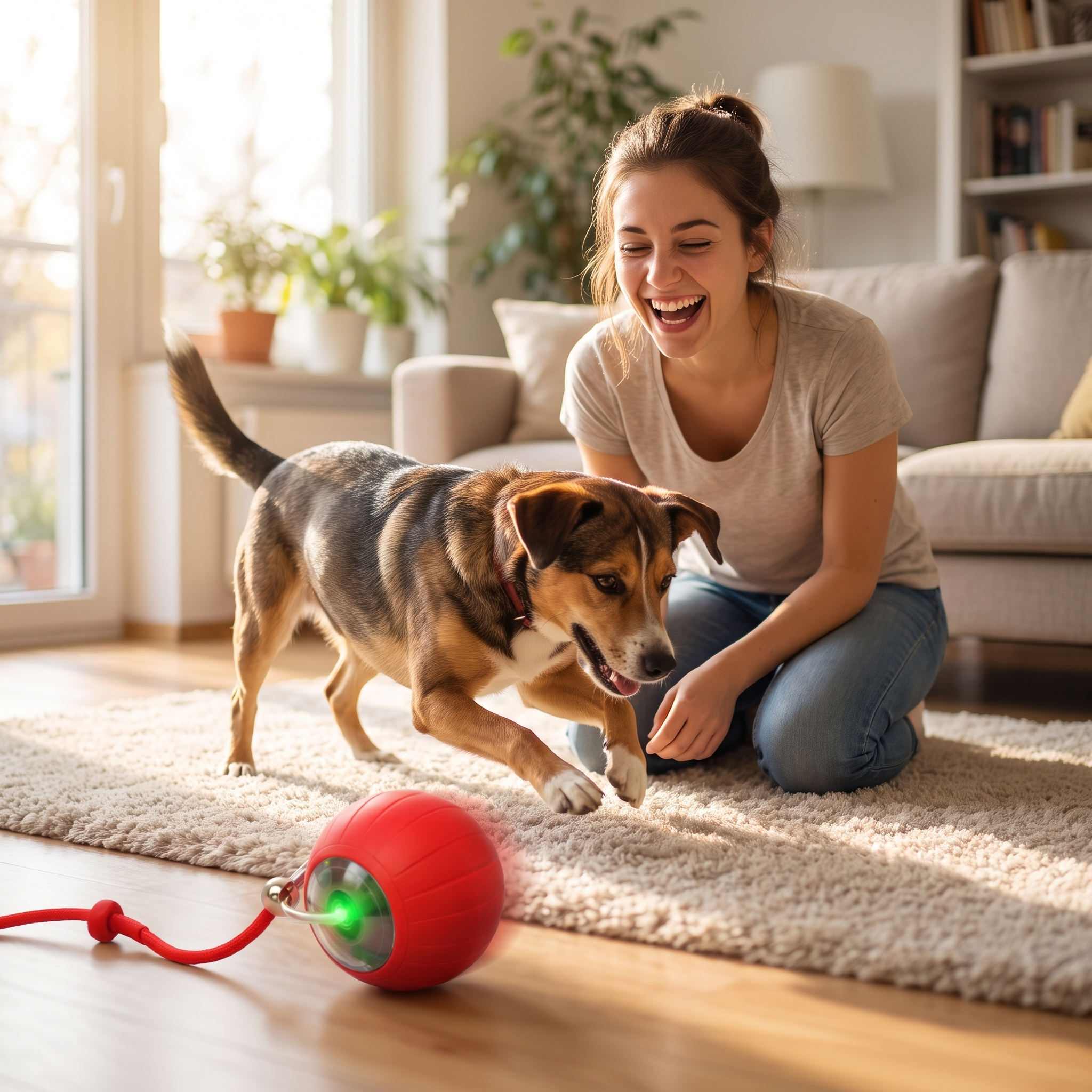 Scoot Smart Rolling Dog Ball