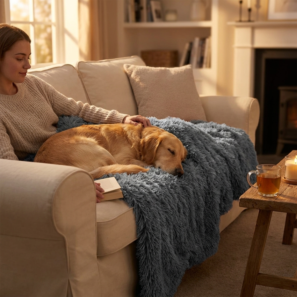 Serene Calming Dog Blanket