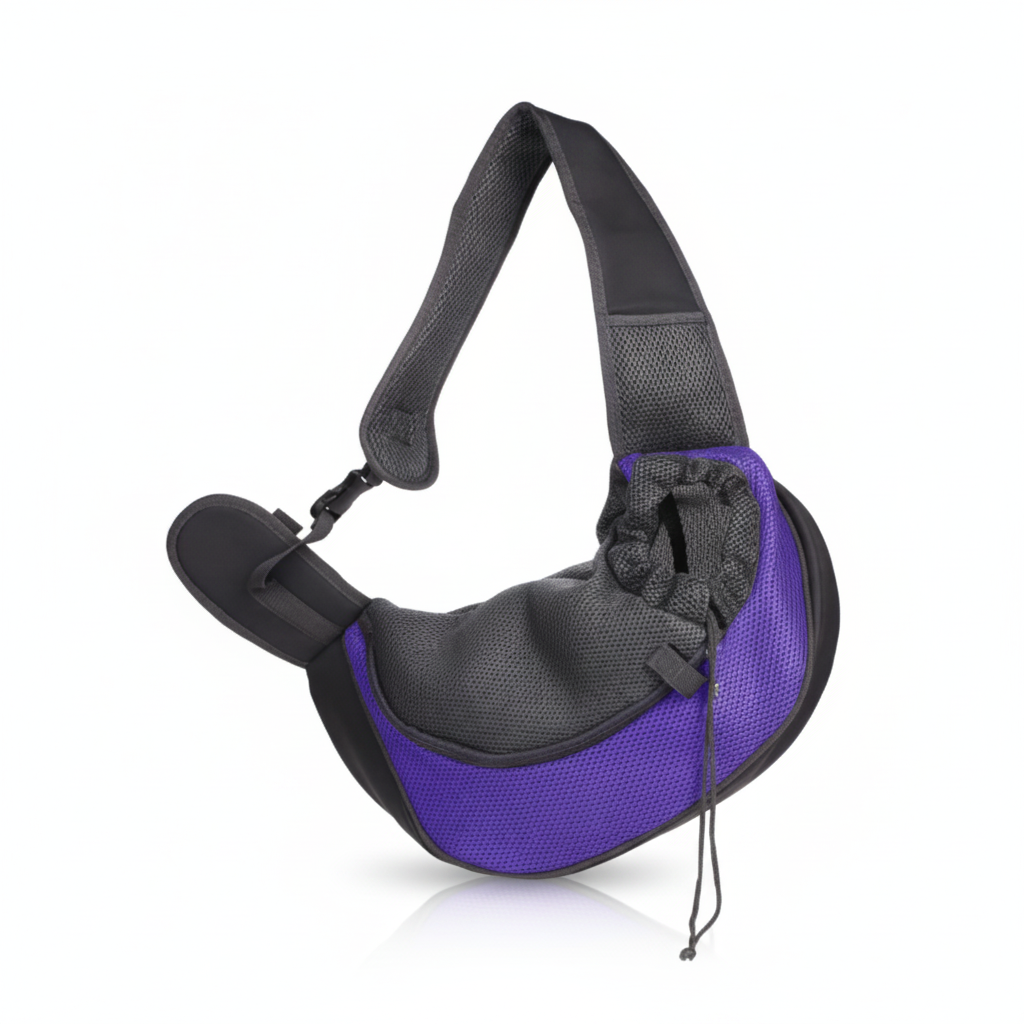 Ranger dog sling carrier in purple