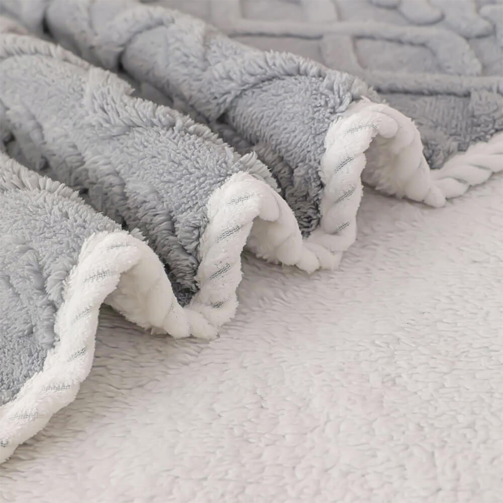 Close-up of the plush fleece and sherpa layers