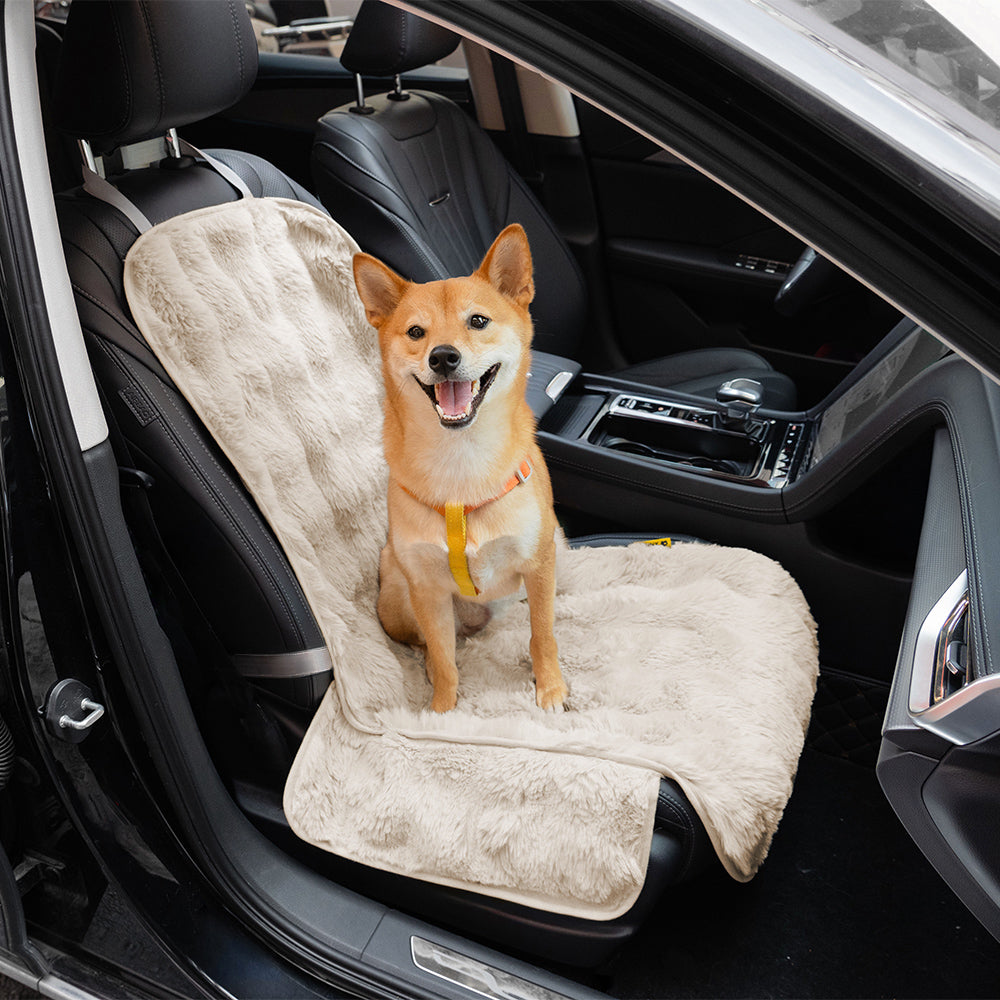 Roadie Faux-Fur Dog Car Seat Cover