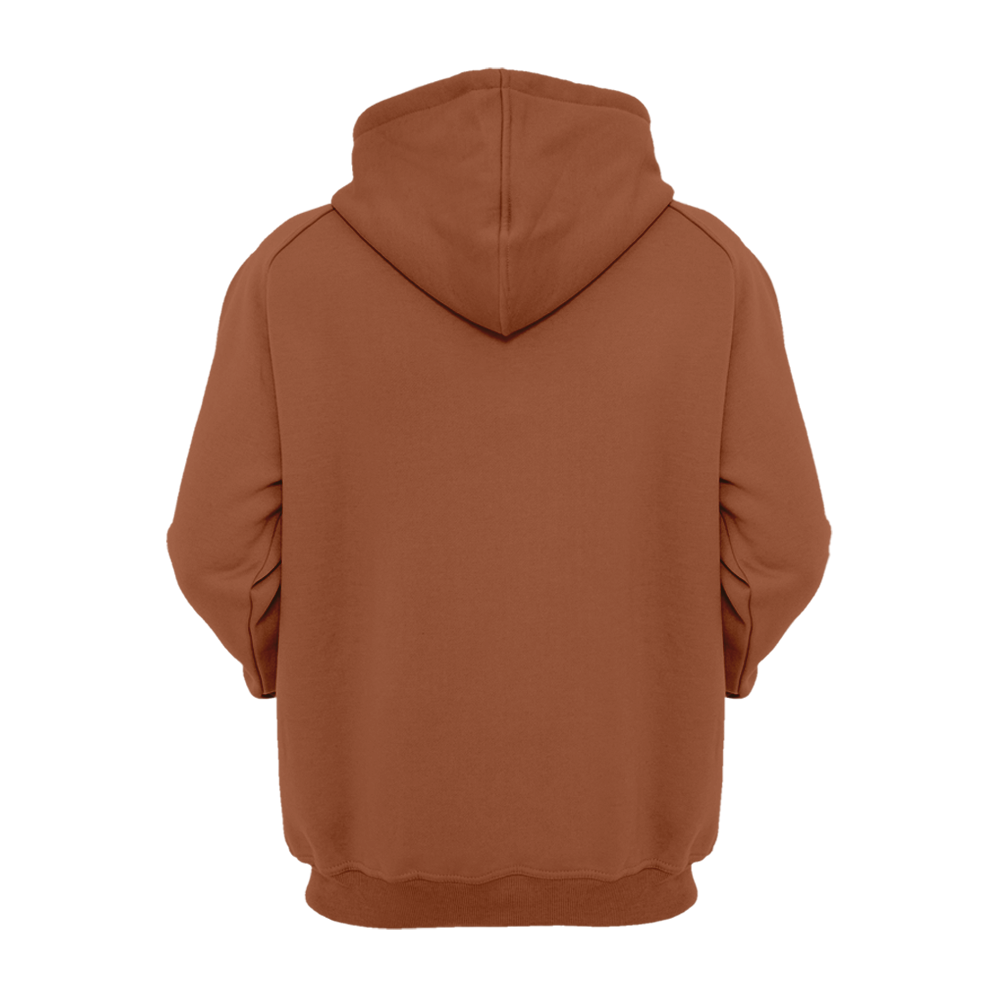 Vizsla hoodie, plain rust back