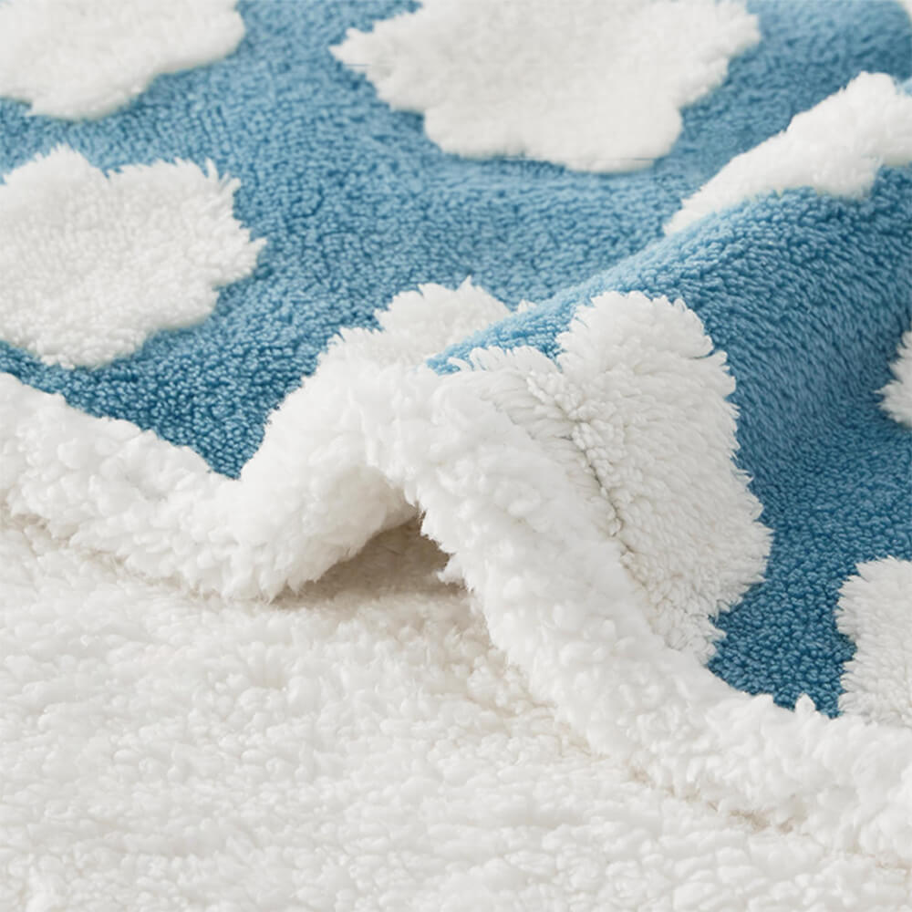 Nimbus Waterproof Sherpa Dog Blanket – cozy plush sherpa reverse side